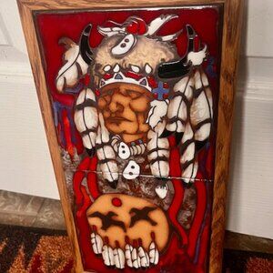 Cleo Teissedre Framed Art Tile